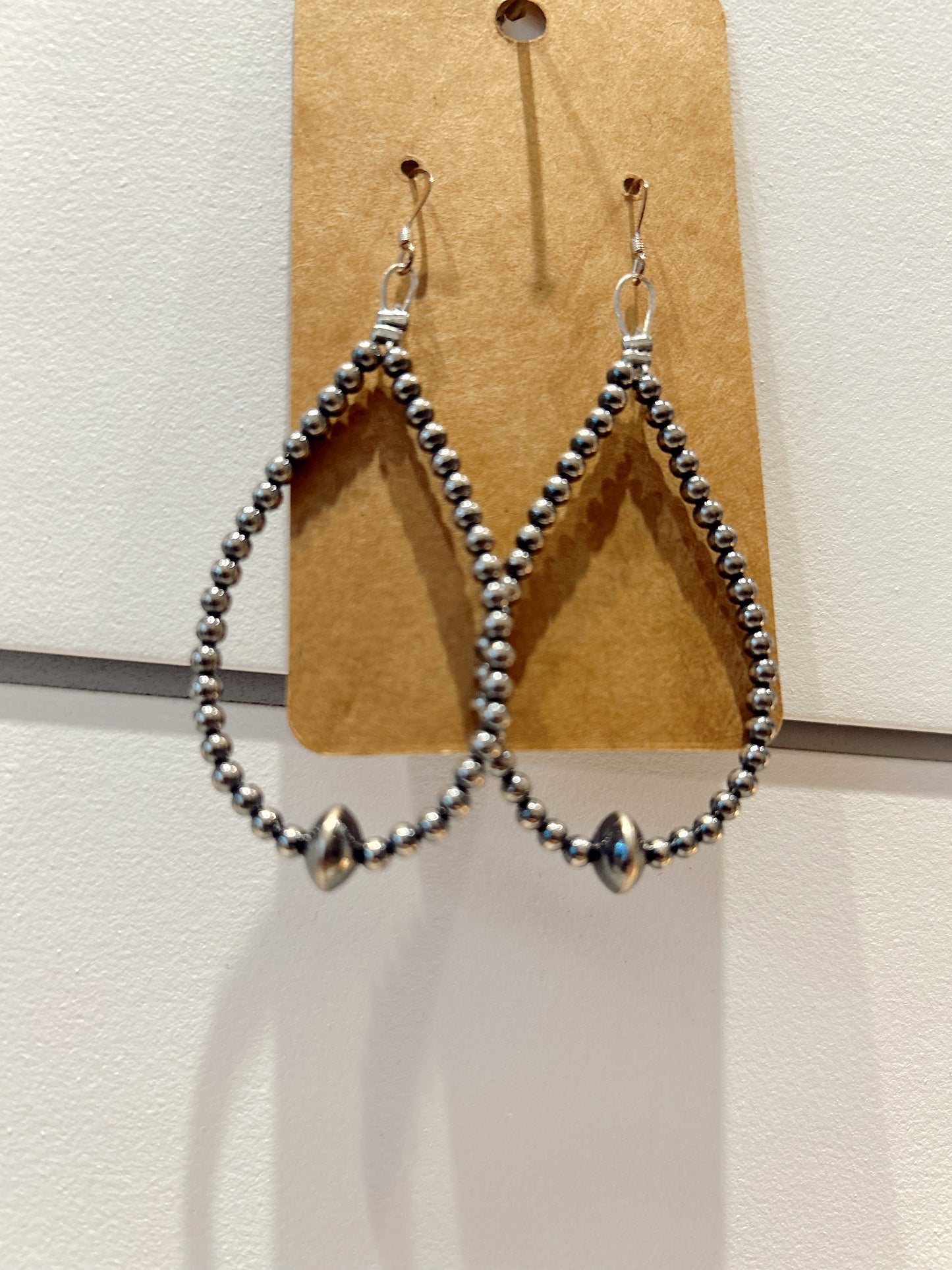 Then Cassidy Silver Pearl Earrings