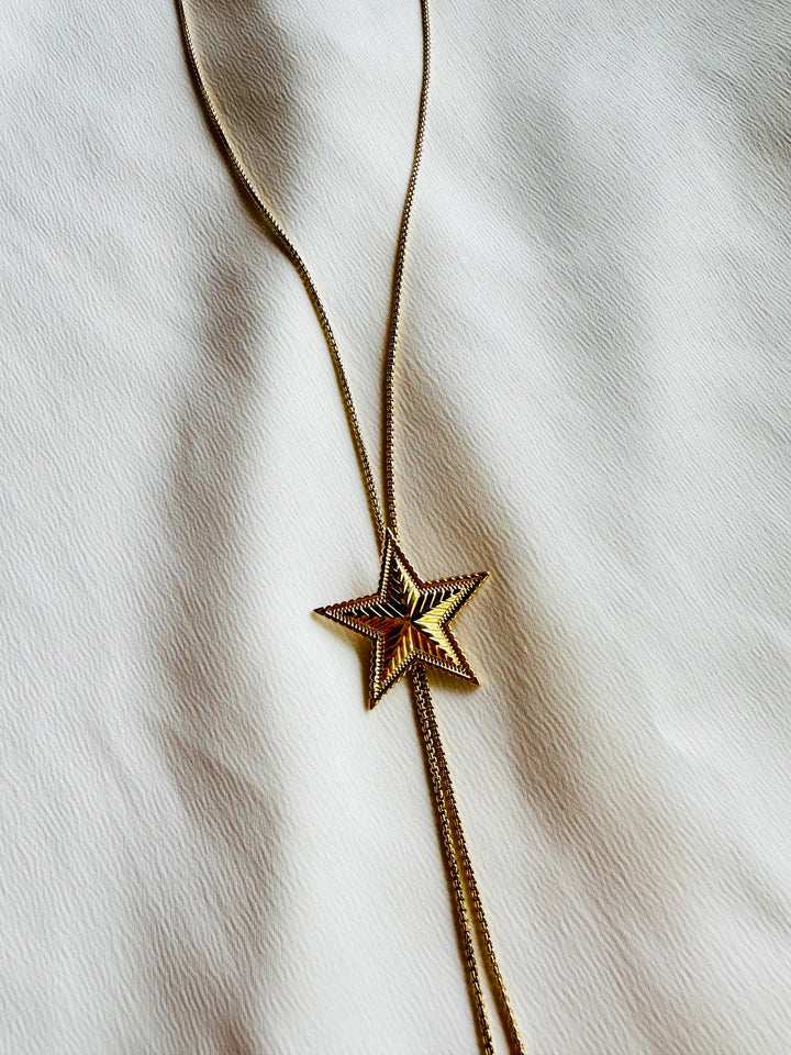 Starshine Long Bolo Necklace