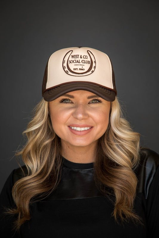 West & Co Social Club Foam Trucker Hat