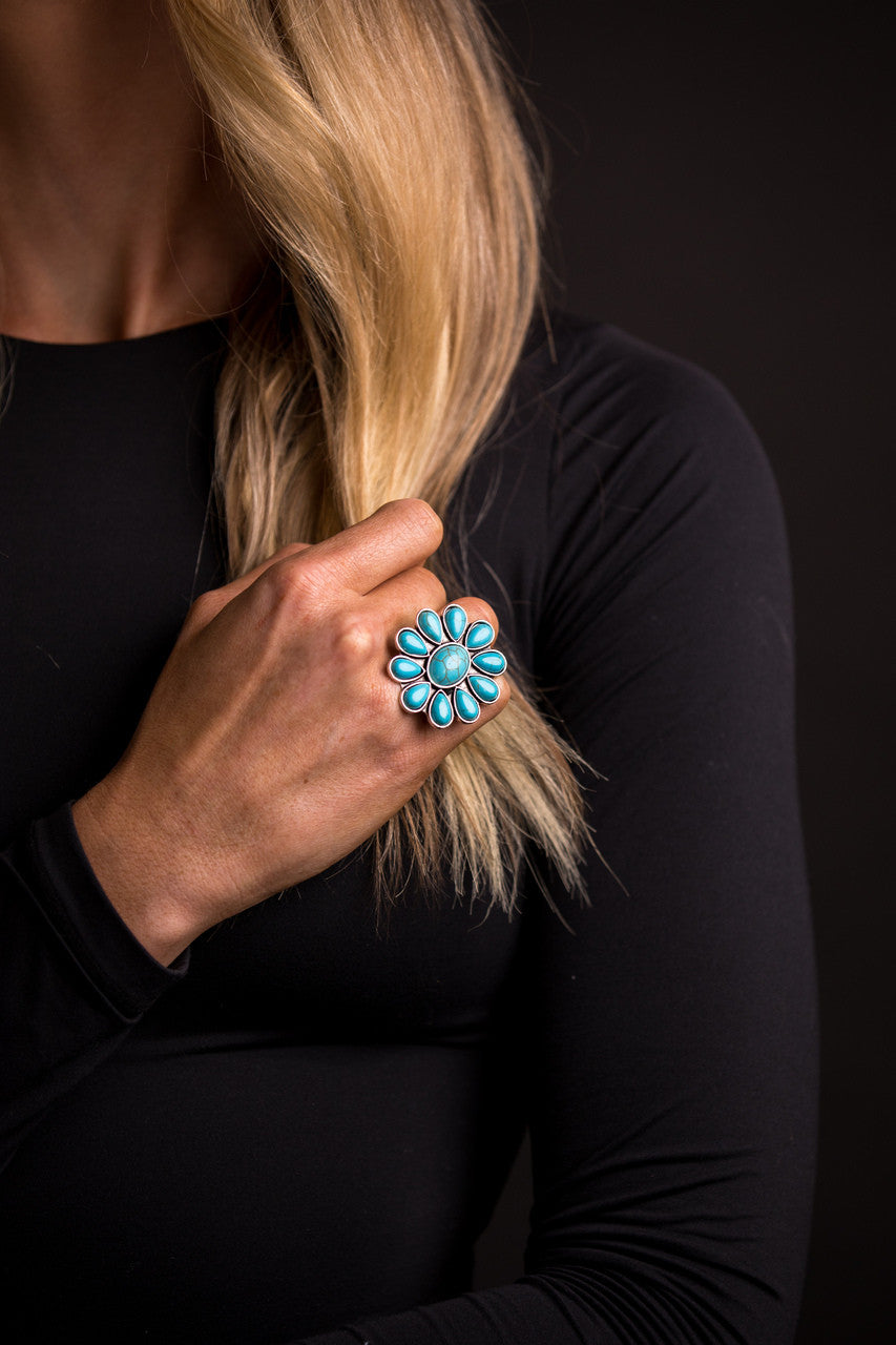The Grace Flower Cluster Ring