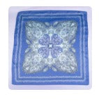 Ornate Sky Blue Bandana