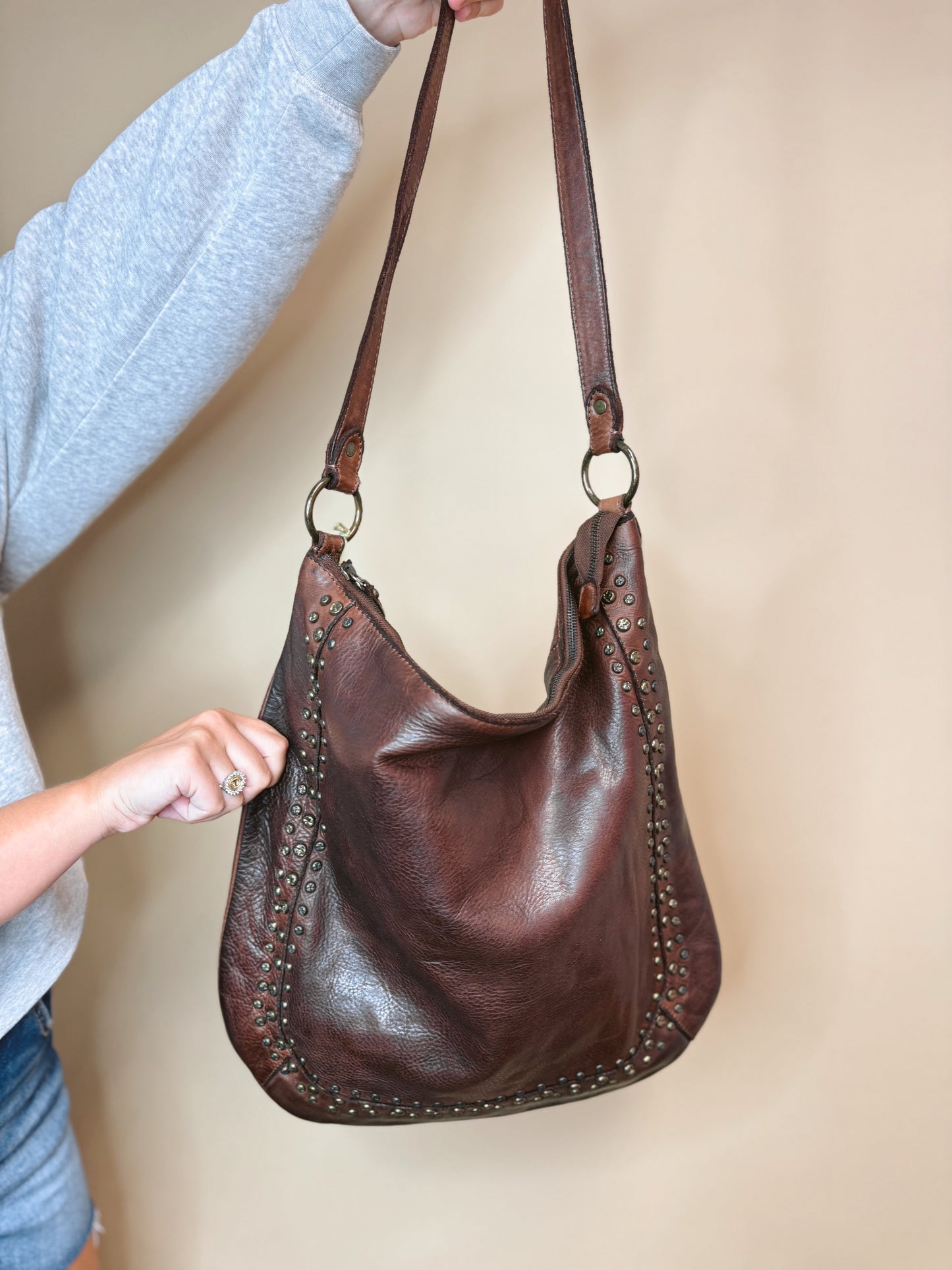 The Dakota Hobo Genuine Leather Bag