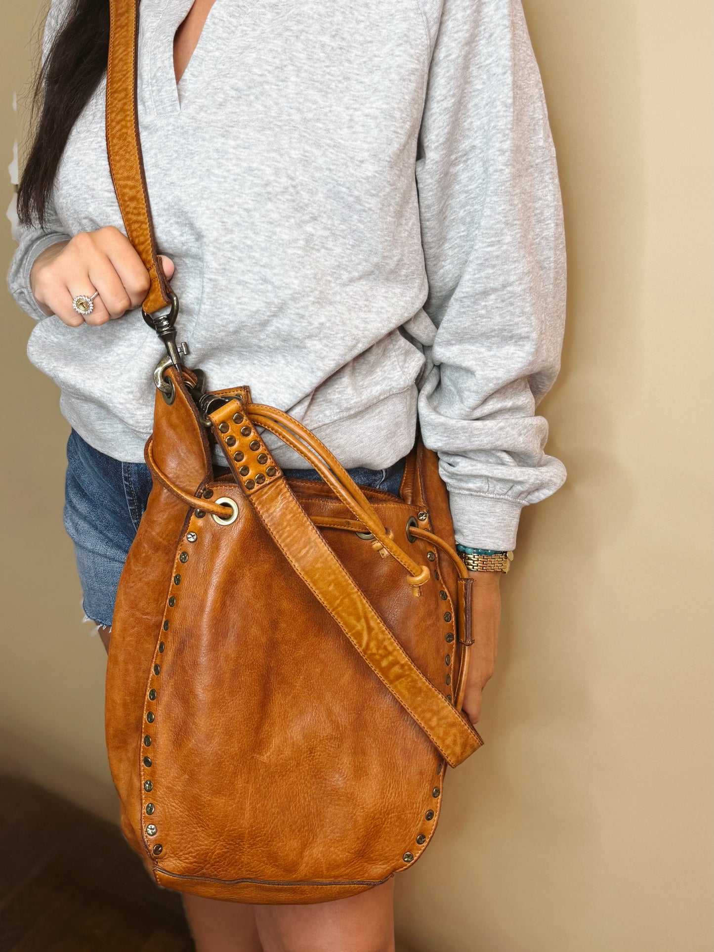 The Hattie Leather Tote Bag