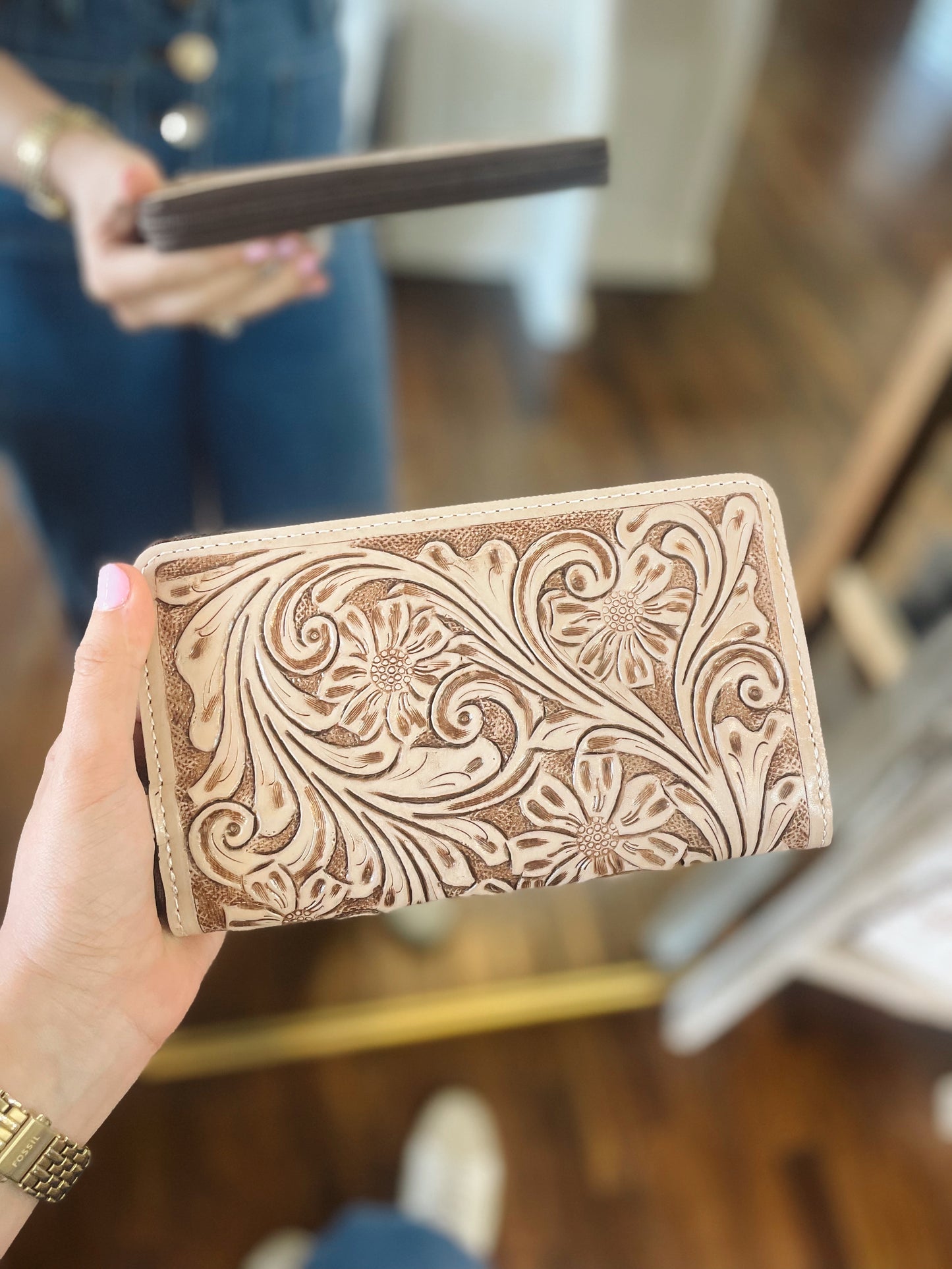 Desert Bloom Leather Bag