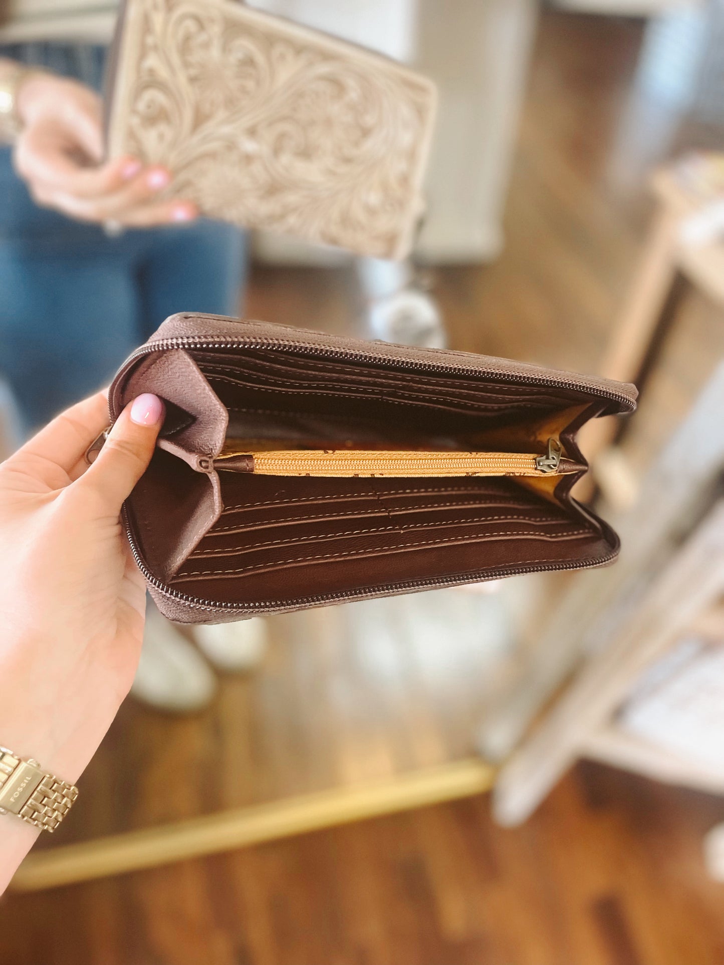Desert Bloom Leather Bag