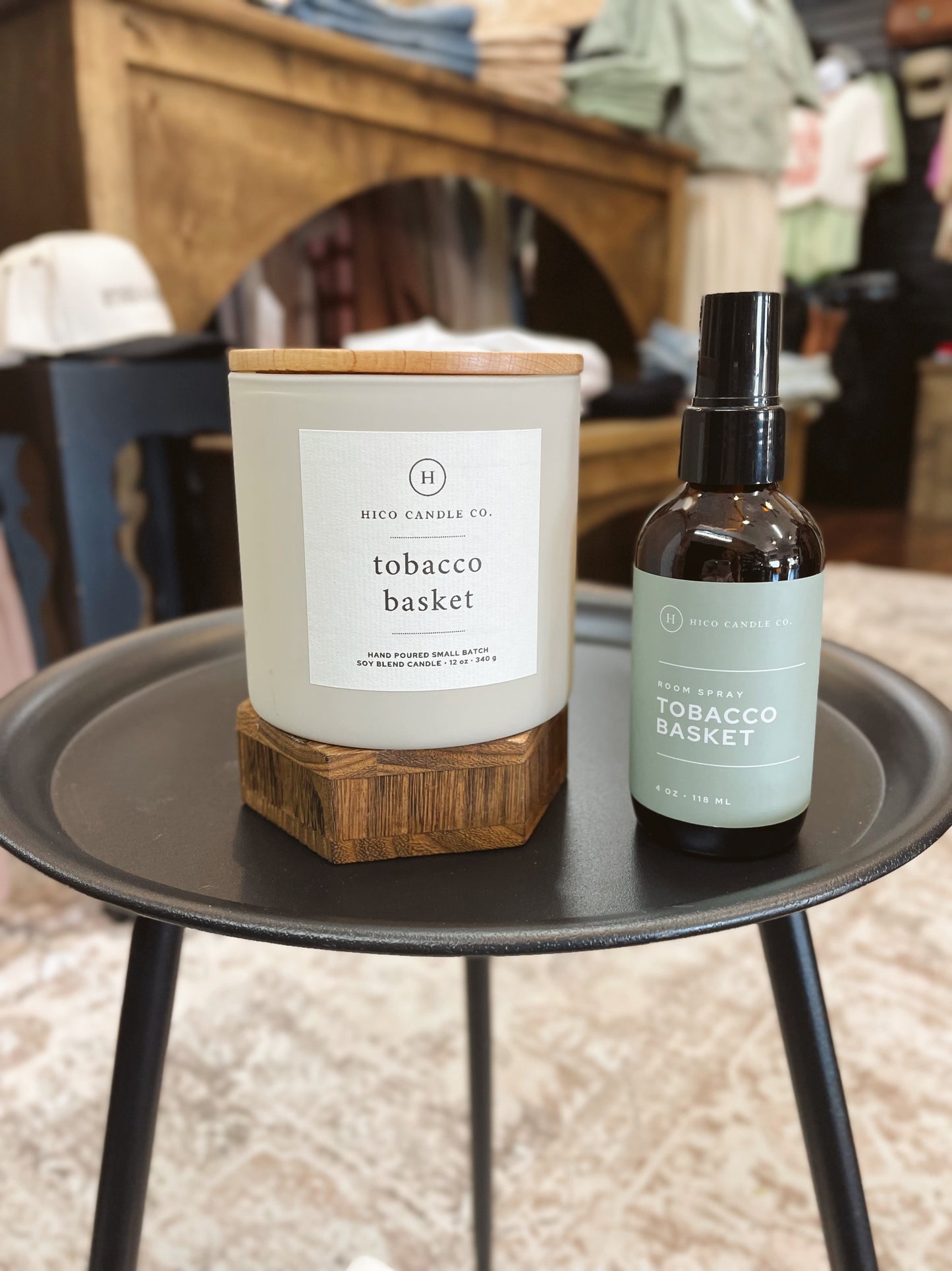 Tobacco Basket Candle