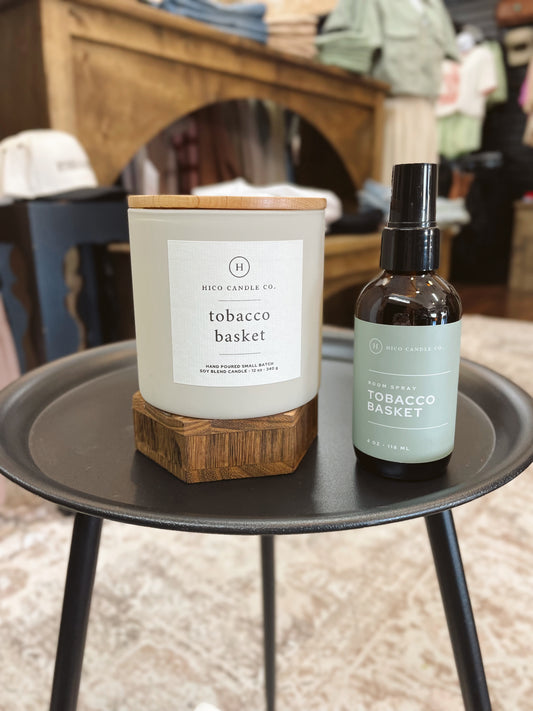 Tobacco Basket Candle