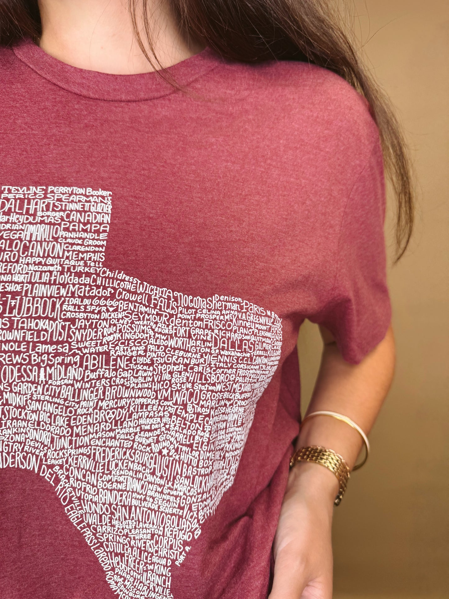 Texas Towns Graphic Tee
