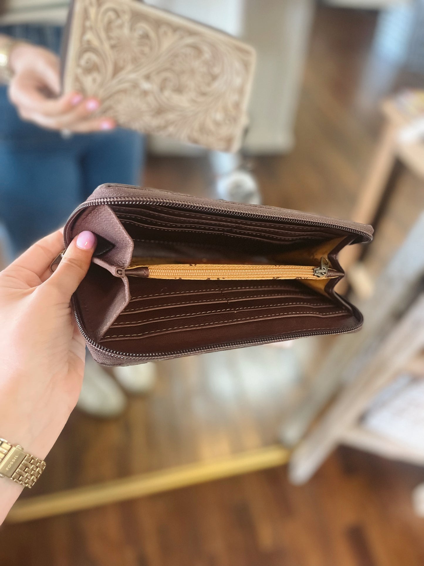 Desert Bloom Leather Bag