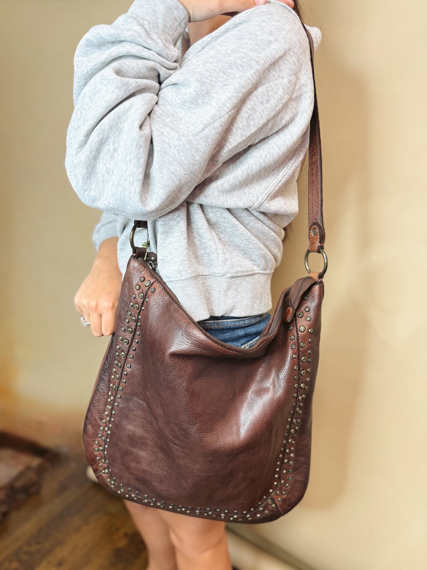 The Dakota Hobo Genuine Leather Bag