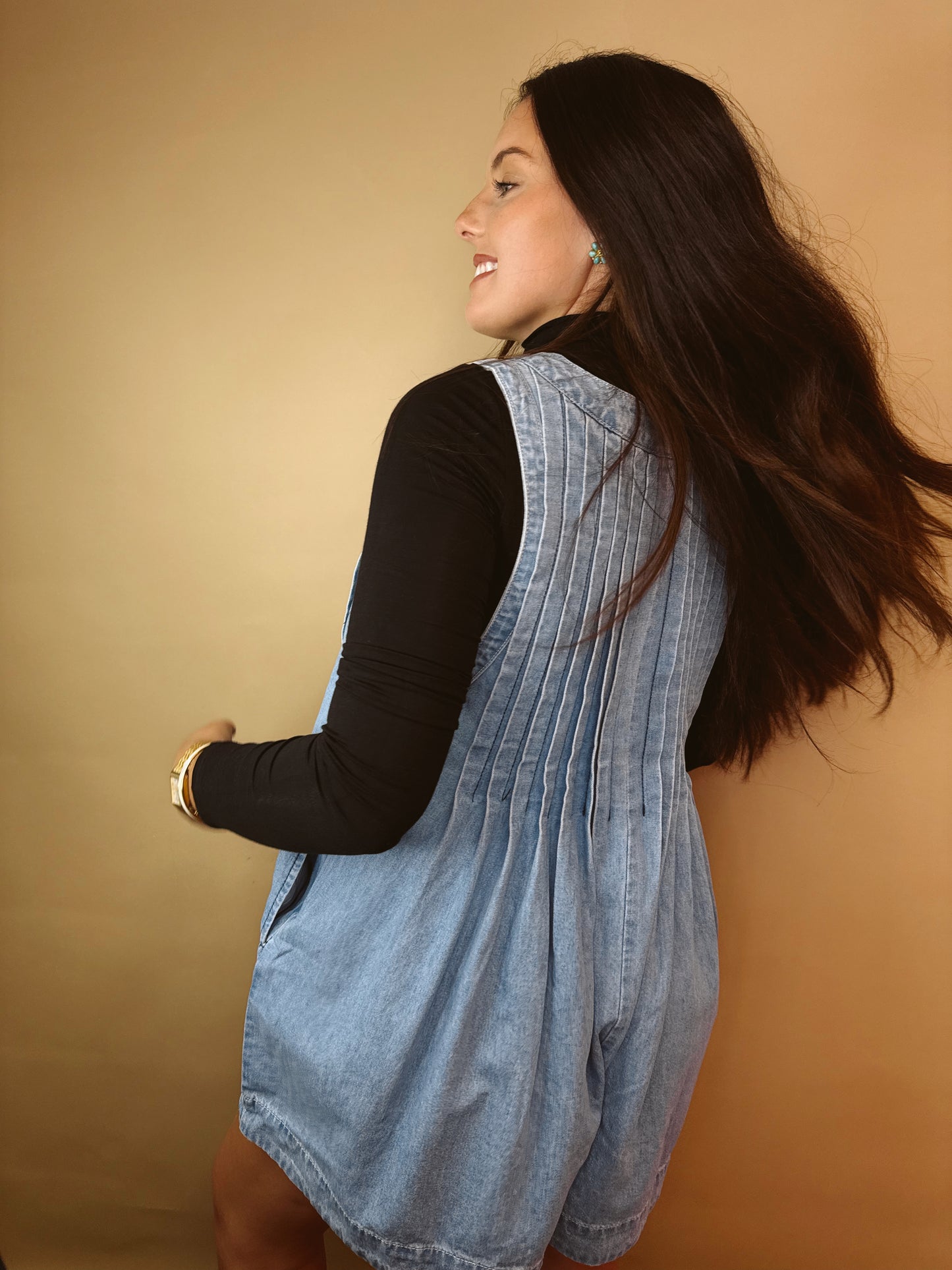 The Bliss Pleated Romper