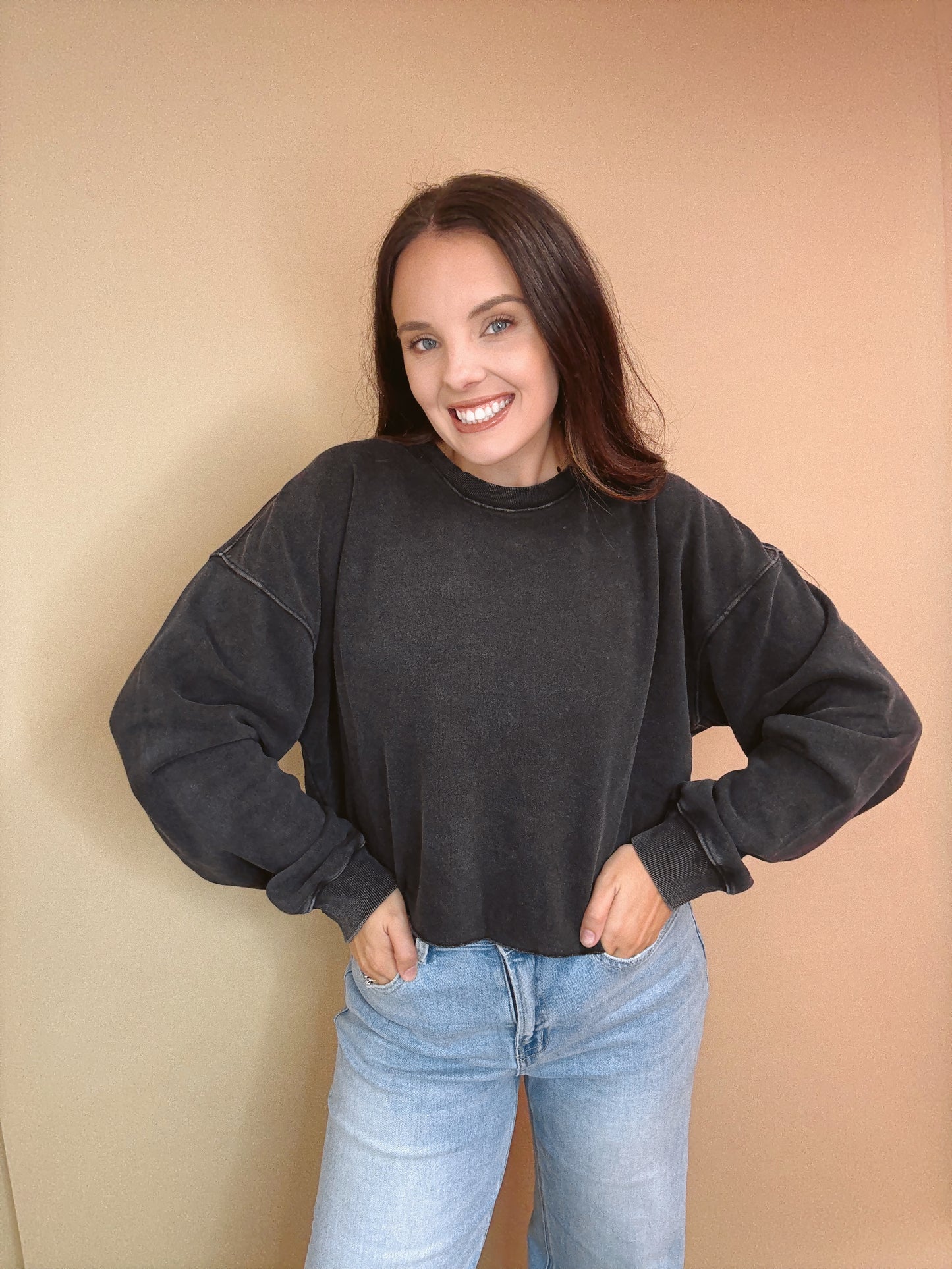 The Brooke Cropped Crewneck