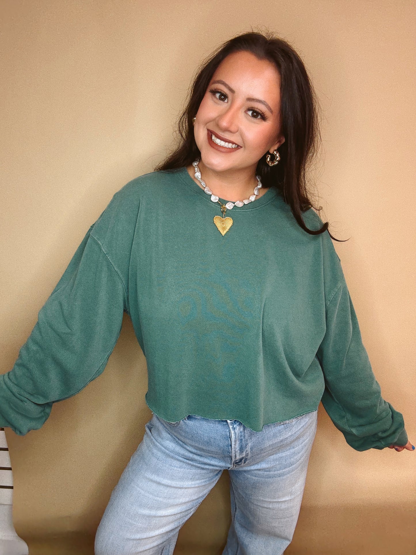 The Brooke Cropped Crewneck