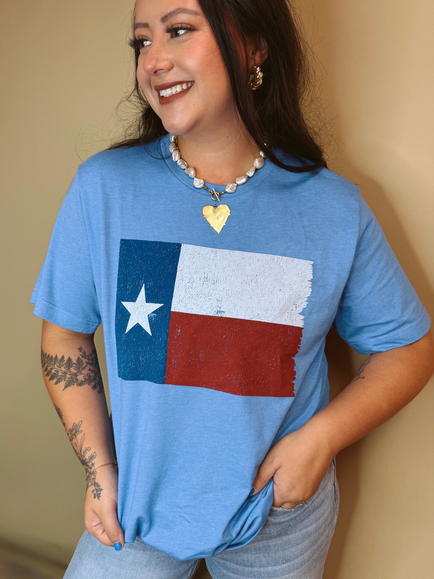 Vintage Texas Flag Graphic Tee