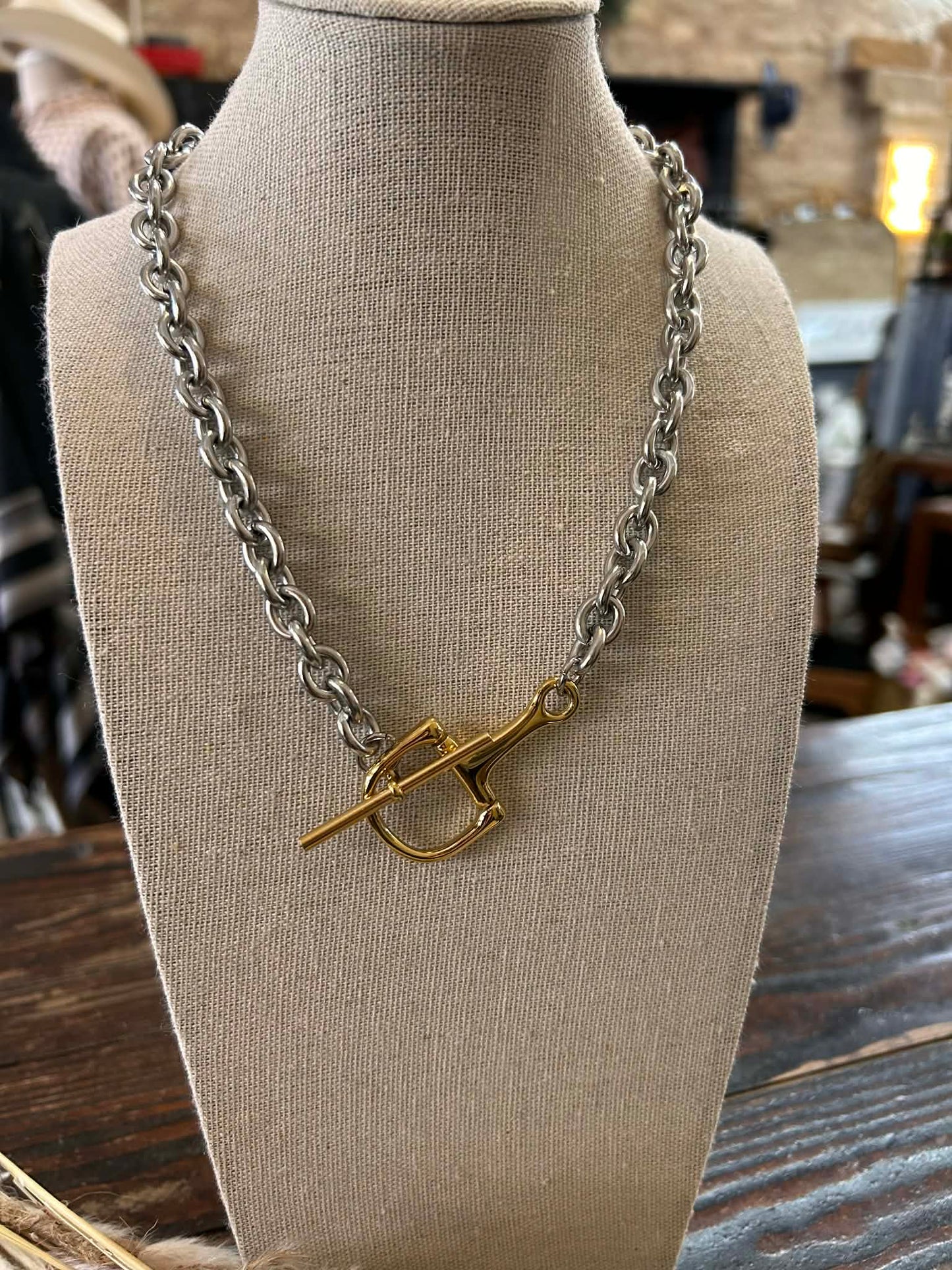 The Tucker Snaffle Bit Necklace