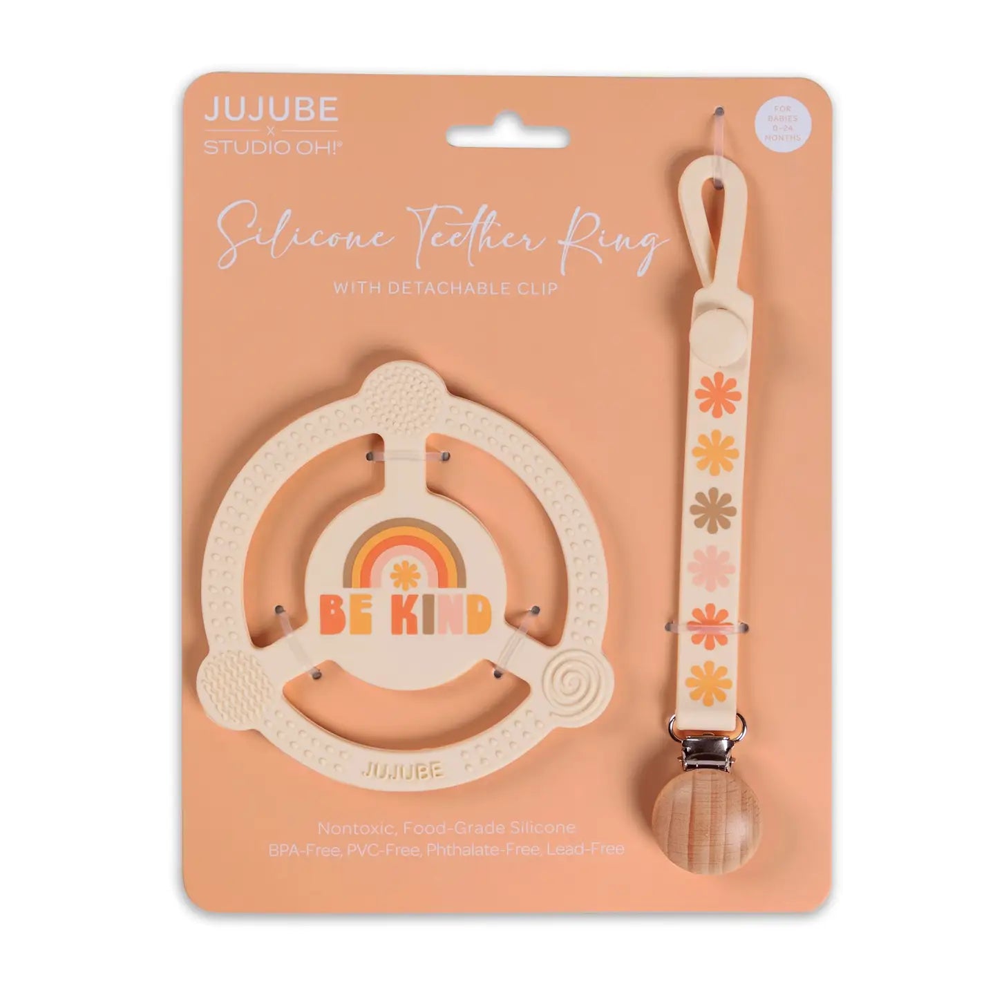 Be Kind Silicone Teether Ring
