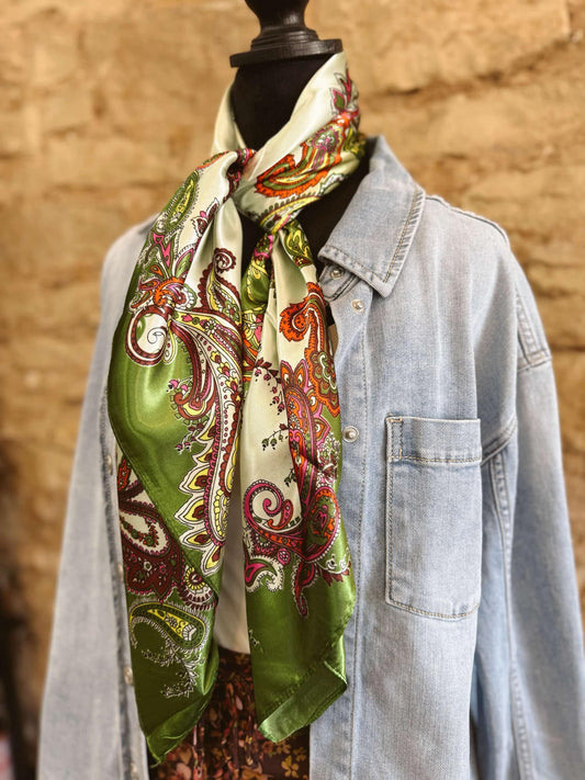 Woodland Whimsy Paisley Scarf