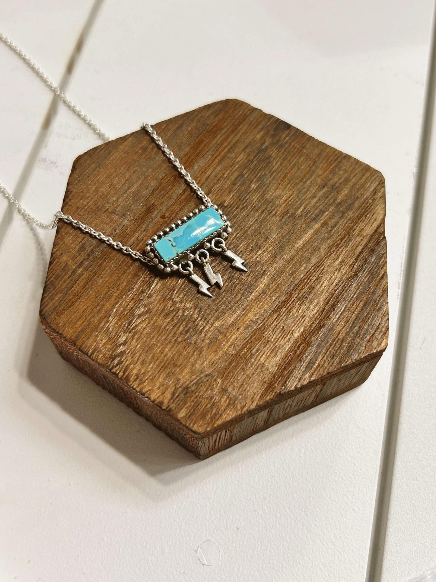 Authentic Bolt Bar Necklace - 030