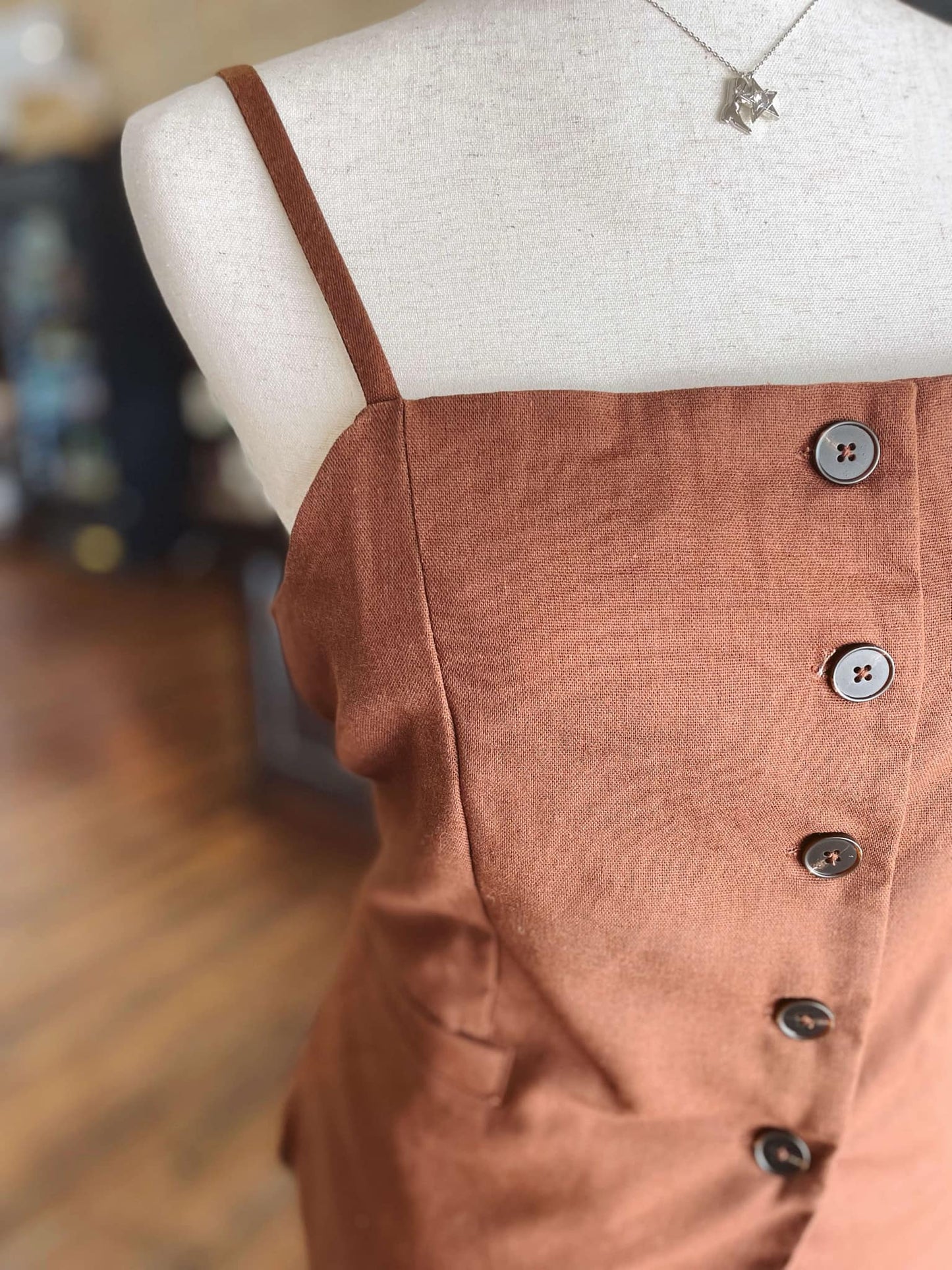 The Quinton Button Up Tank