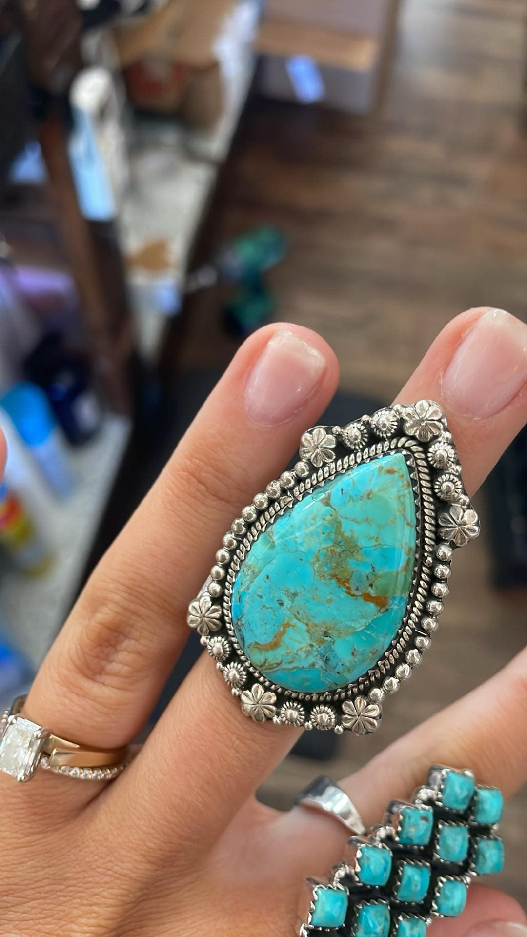 Authentic Turquoise Ida Ring
