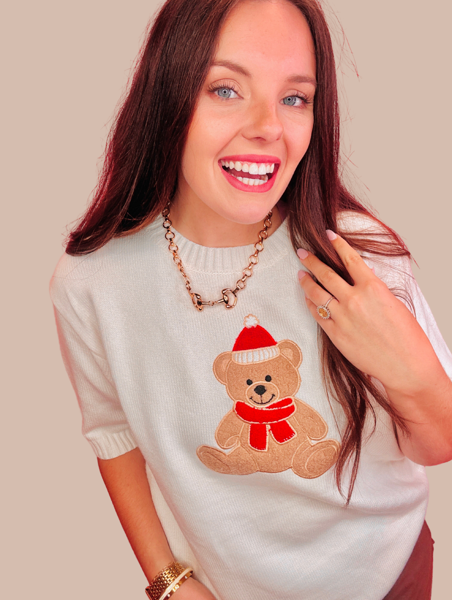 The Christmas Bear Sweater Top