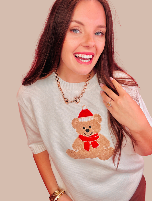 The Christmas Bear Sweater Top
