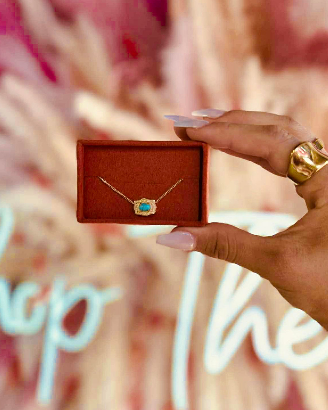 The Oasis Mini Belt Buckle Necklace