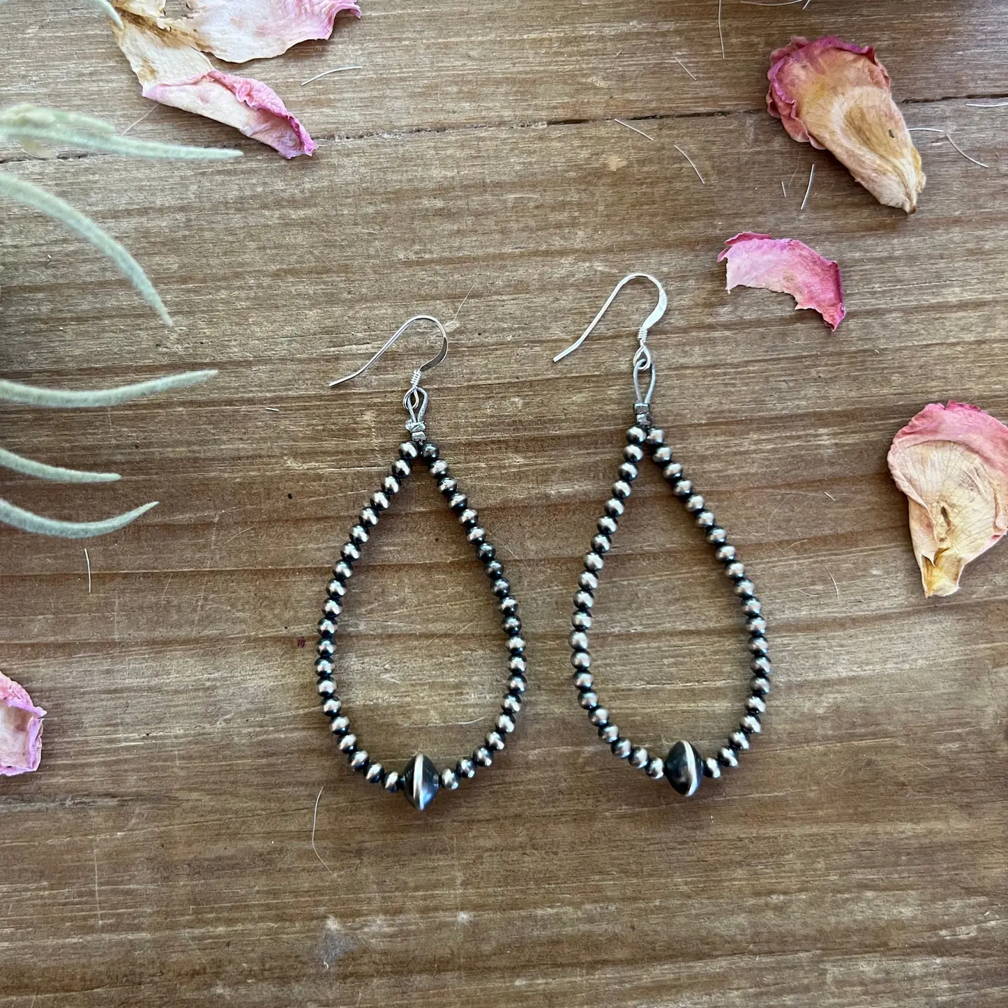 Then Cassidy Silver Pearl Earrings