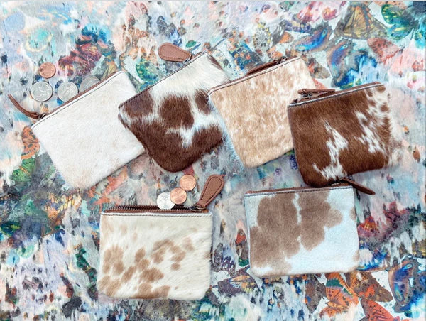 Cowhide Coin Purse