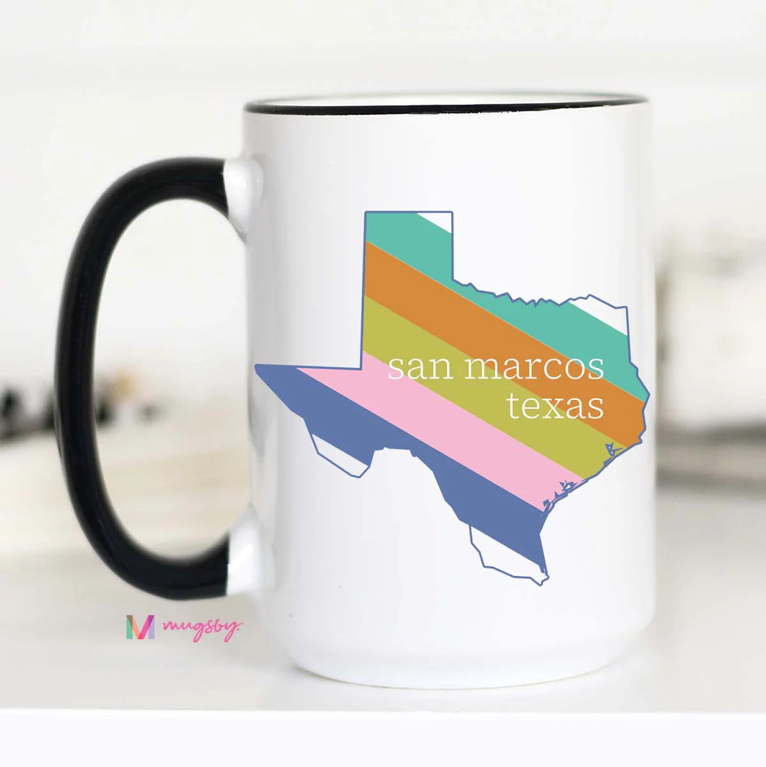 Pastel Granbury TX Mug