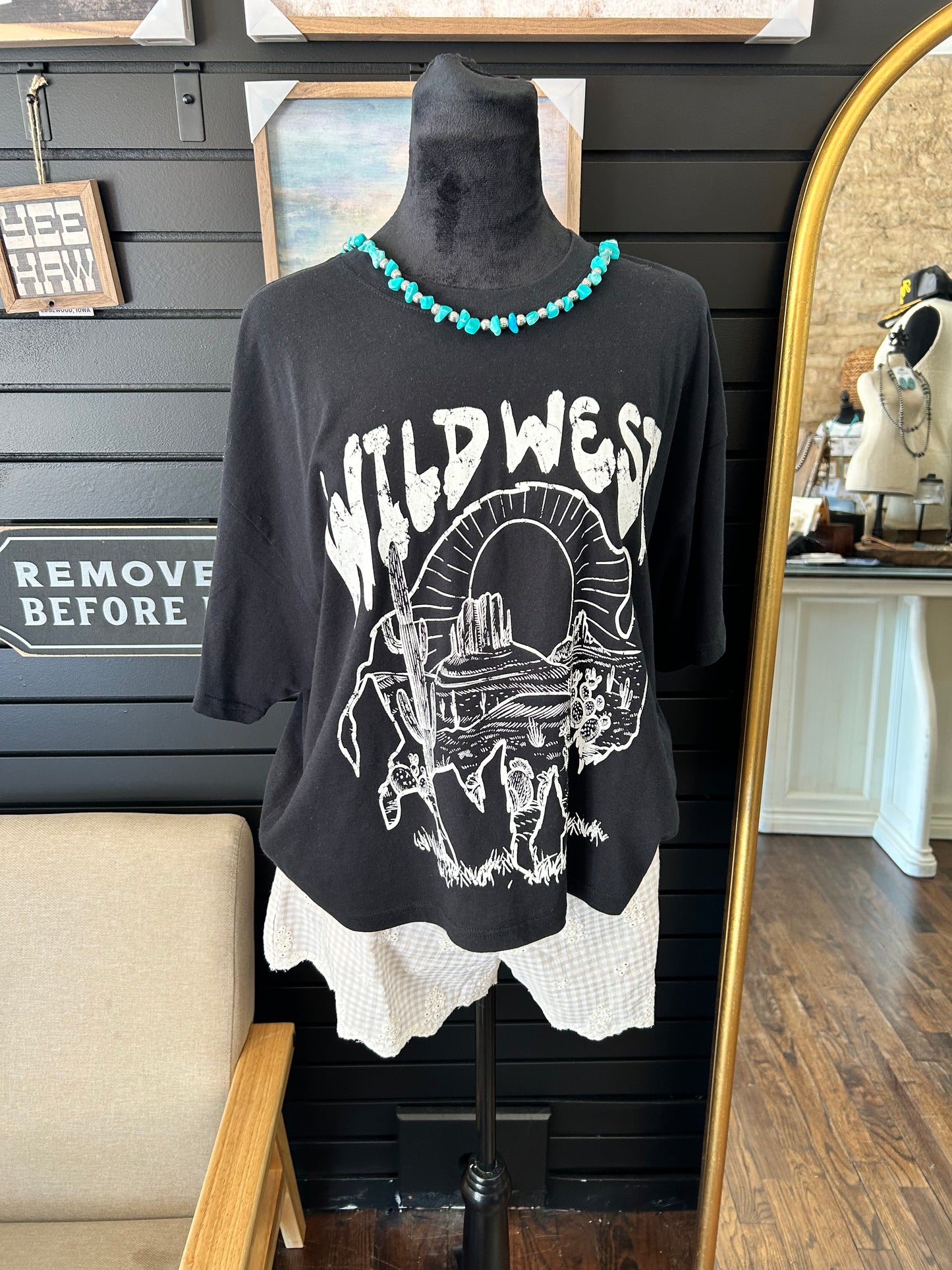 Wild West Crop Tee