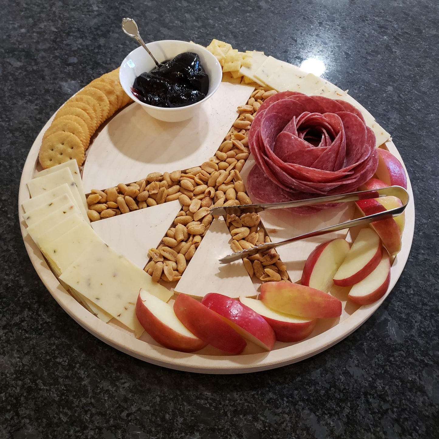 Peace Sign Charcuterie Board