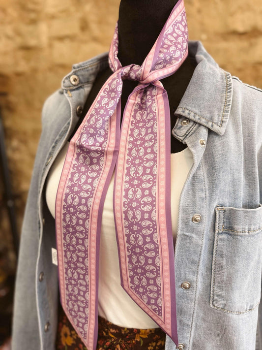 The Lavender Blossom Scarf