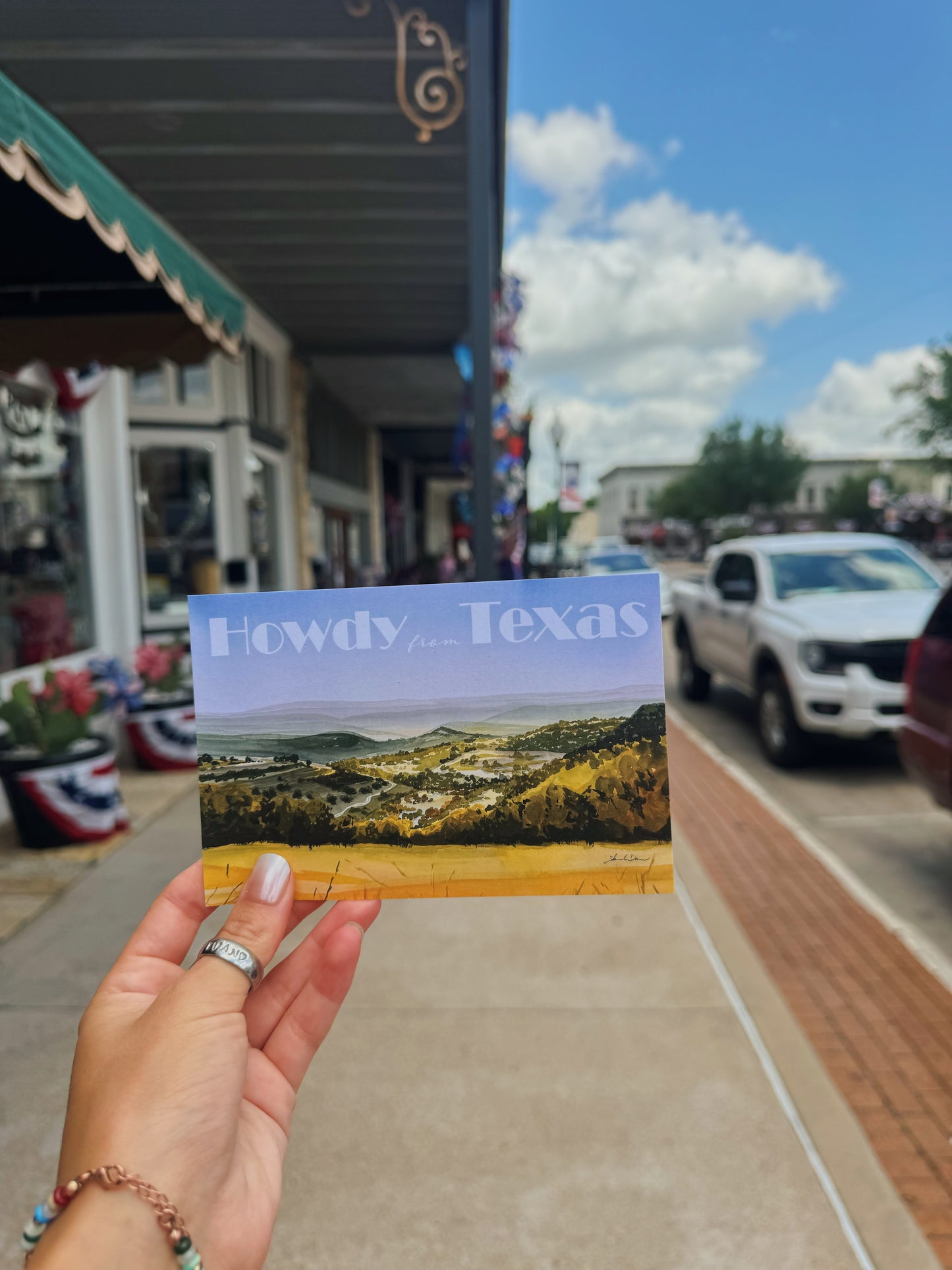 Howdy From Texas Postcard