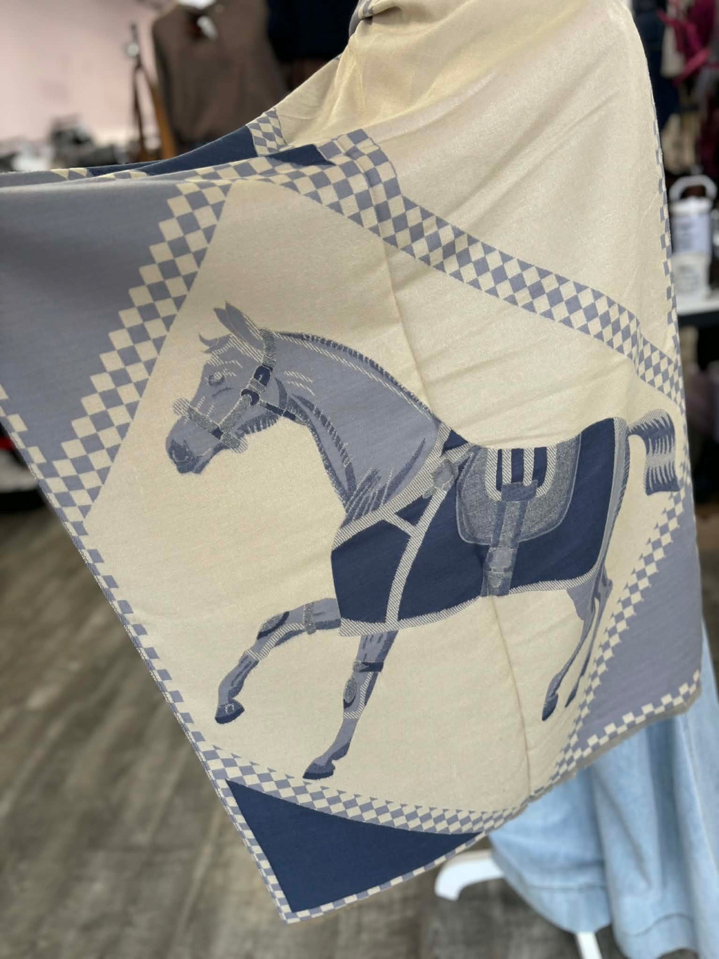 Horse Saddle Blanket Winter Scarf