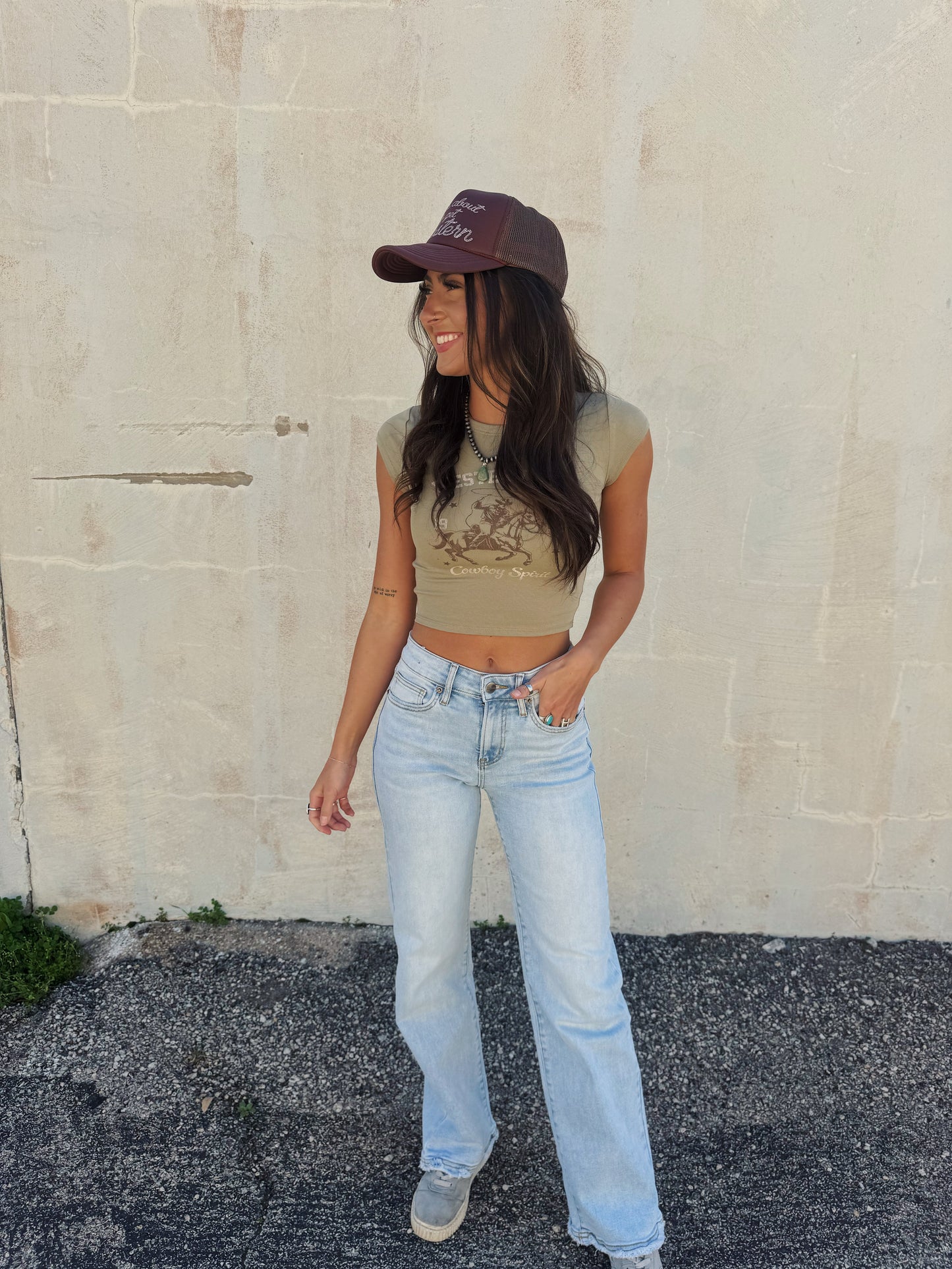 The Delilah Downtown Wide Leg Jeans