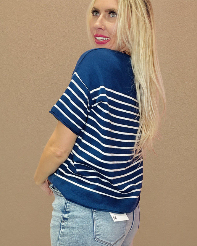 The Sunny Stroll Stripe Top