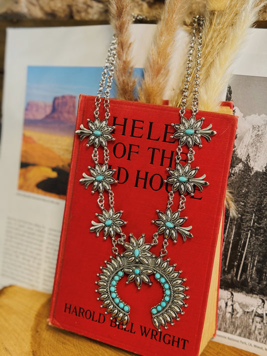 The Santa Maria Squash Blossom Necklace