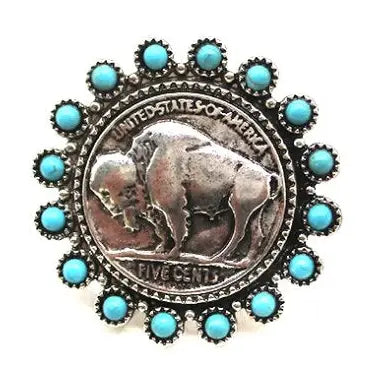 Buffalo Coin Ring