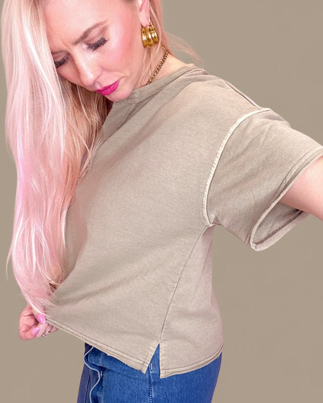 The Washed Wonder Boxy Top