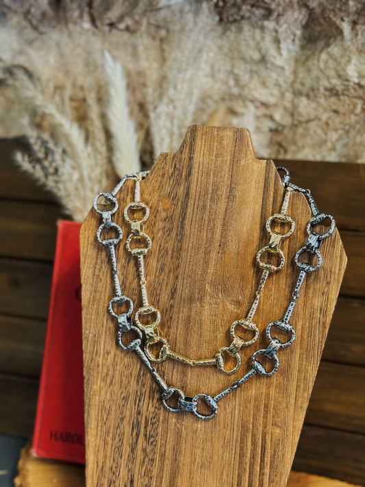 18K Horsebit & Daydreams Necklace