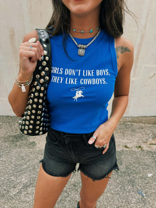 Girls Like Cowboys Tank
