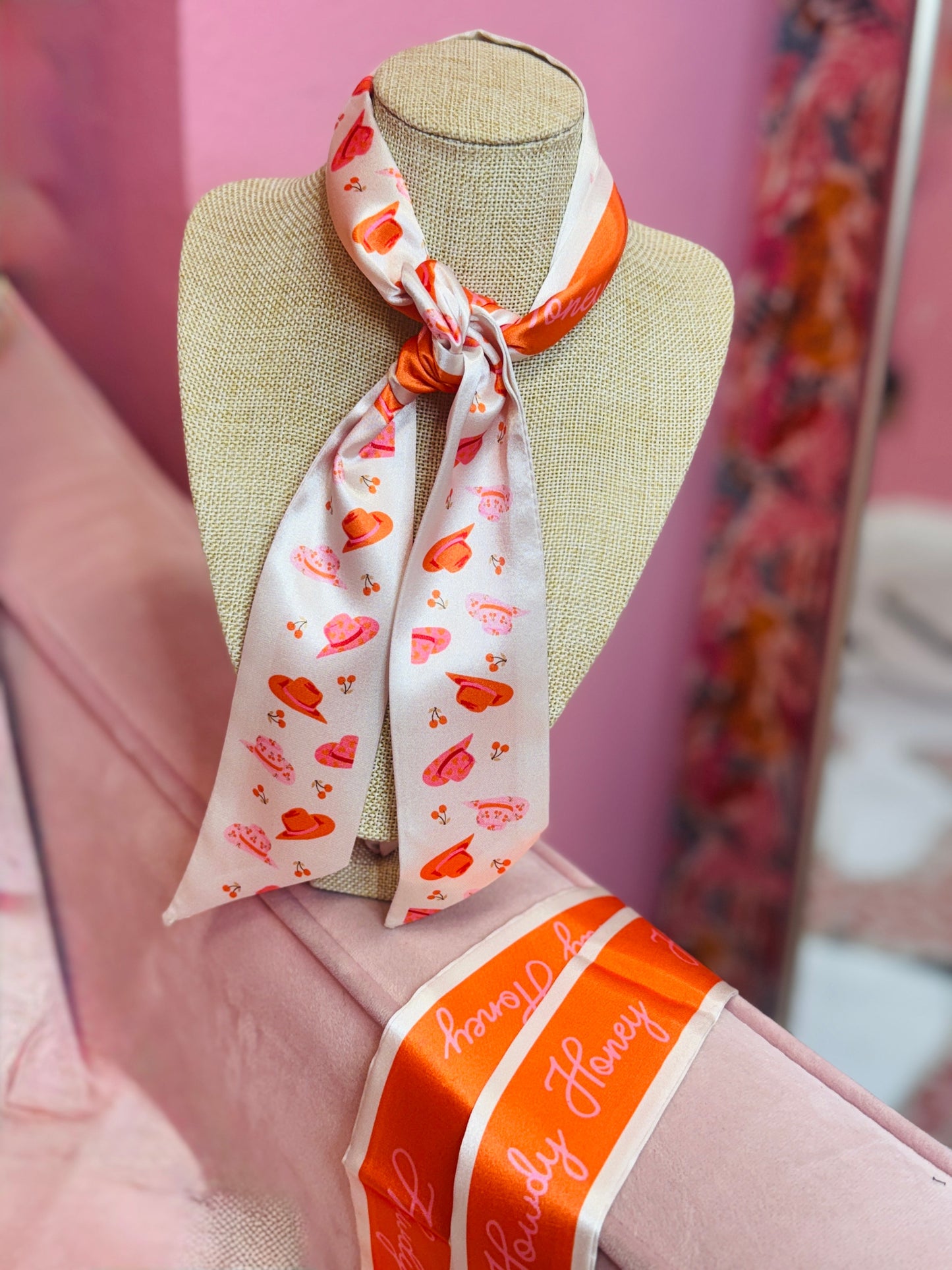 Howdy Honey Skinny Scarf