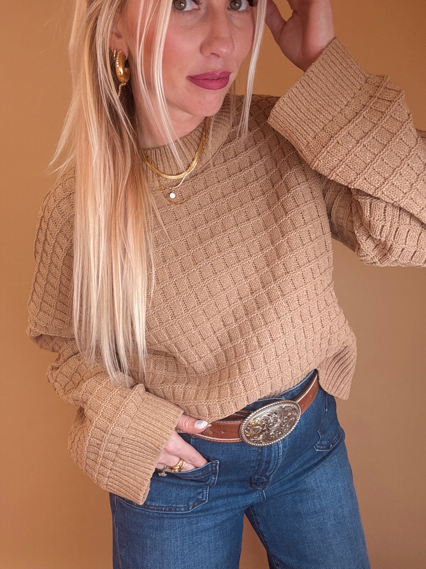 The Romi Textured Sweater