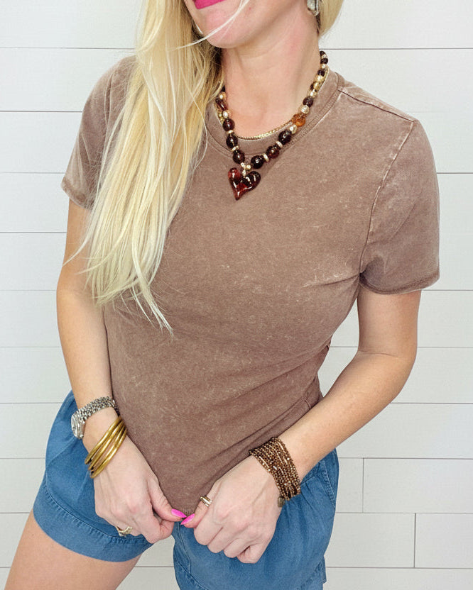 The Cheyenne Everyday Mineral Wash Tee