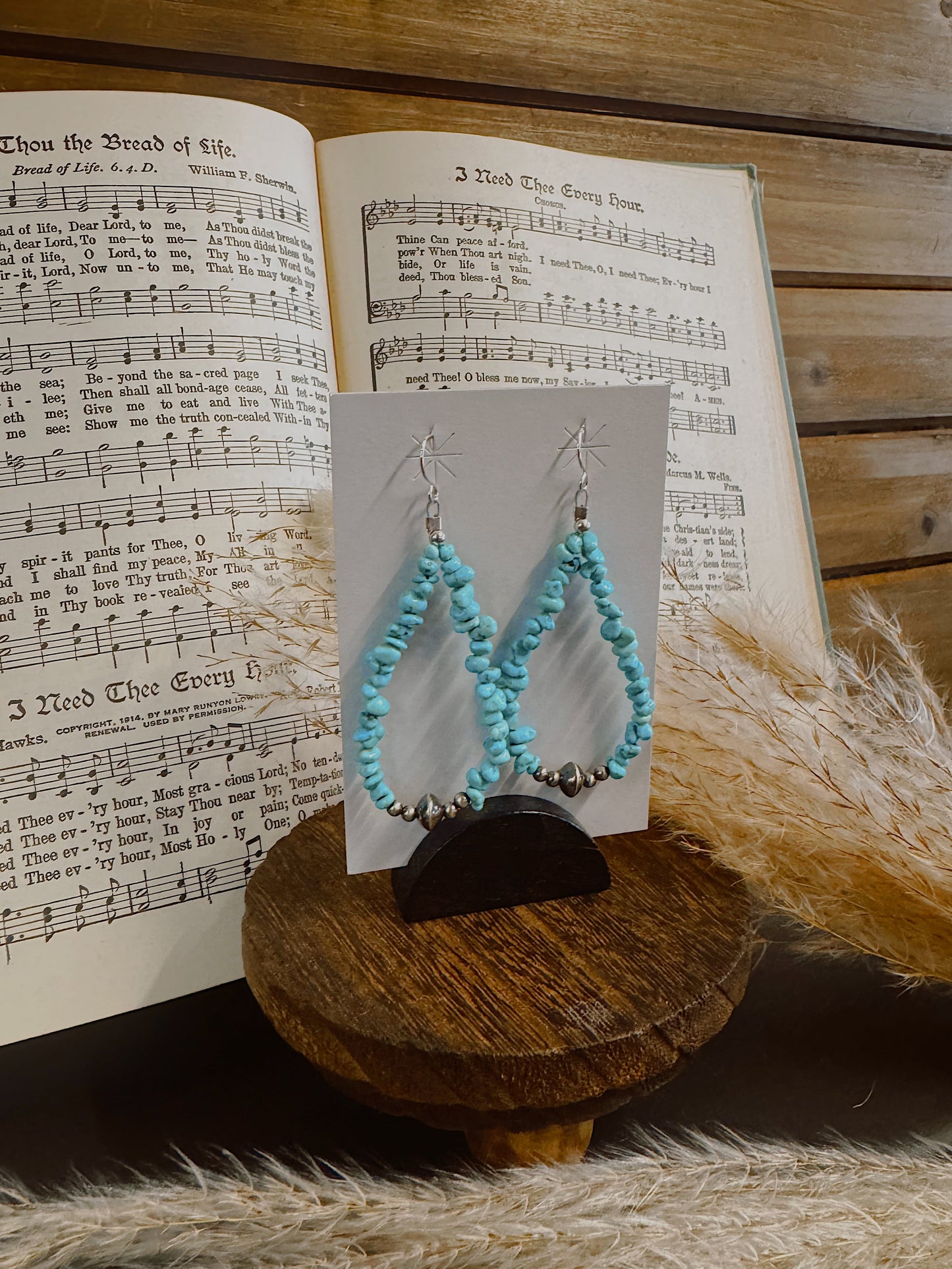 El Paso Dangle Turquoise Earrings