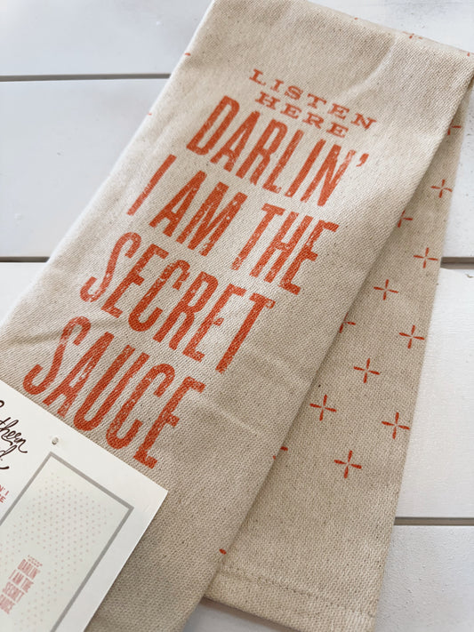 I Am The Secret Sauce Kitchen Towel
