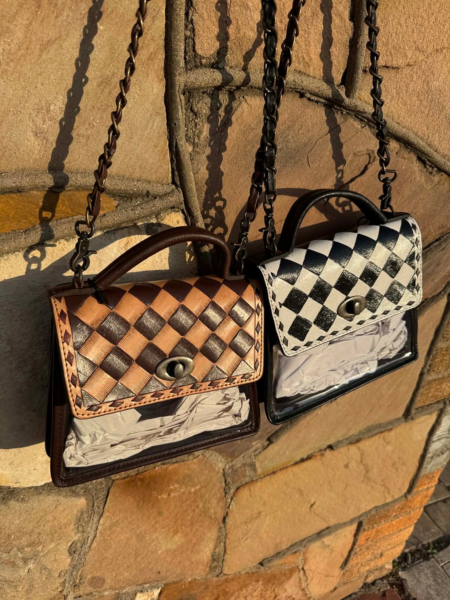 The Clear Creek Check Stadium Bag