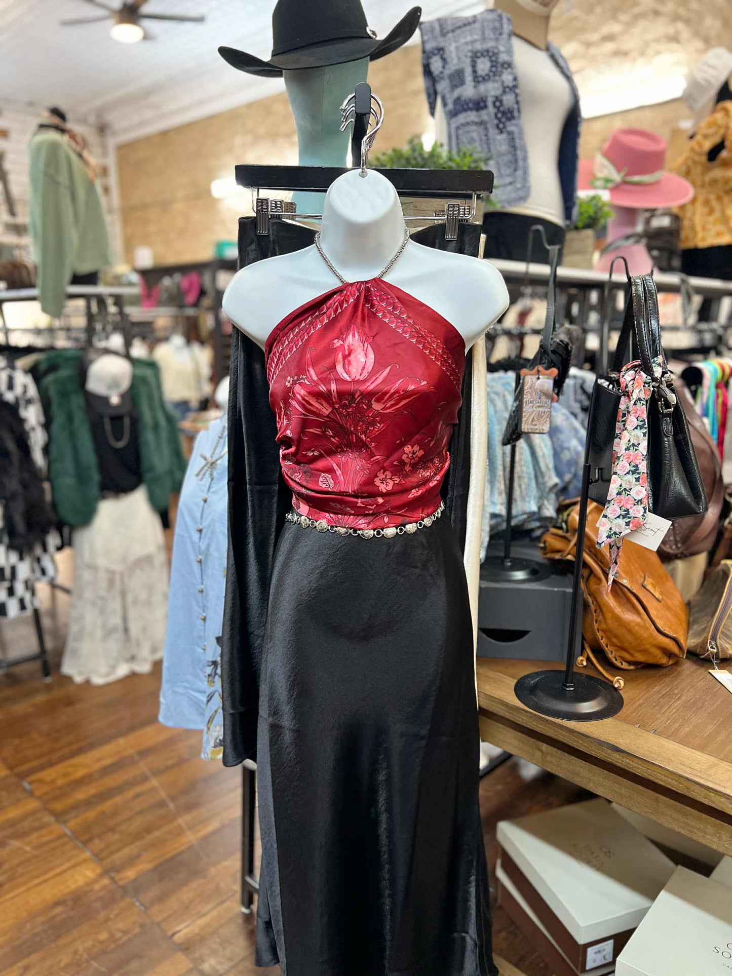 Scarlet Heritage Silk Bandana