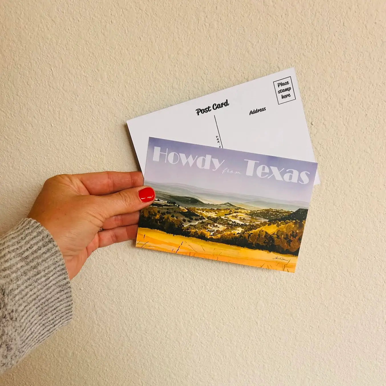 Howdy From Texas Postcard